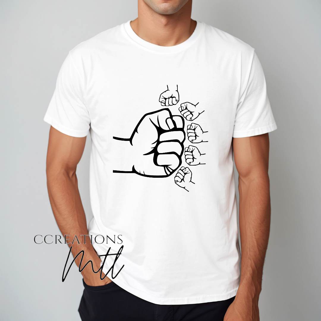 Fist Pump Adult T-Shirt (5)