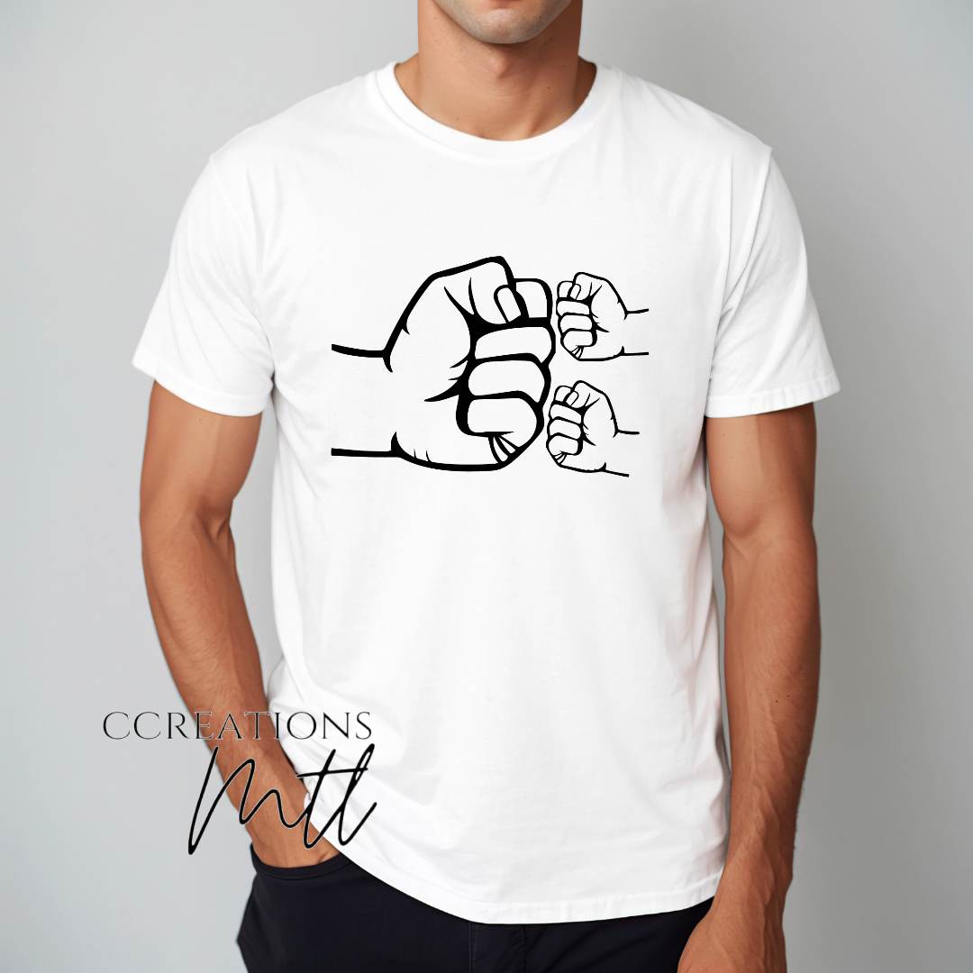 Fist Pump Adult T-Shirt (2)