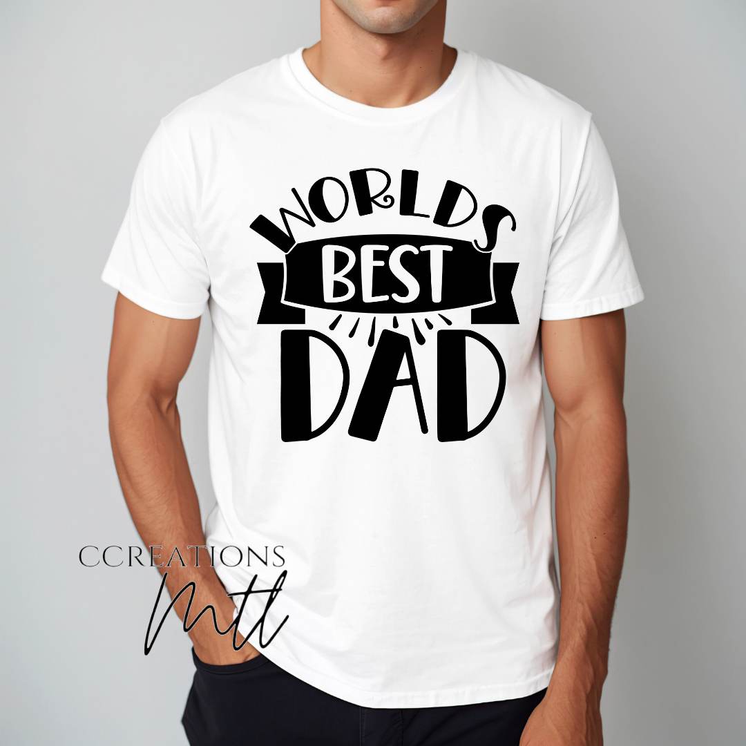 Worlds Best Dad Adult T-Shirt