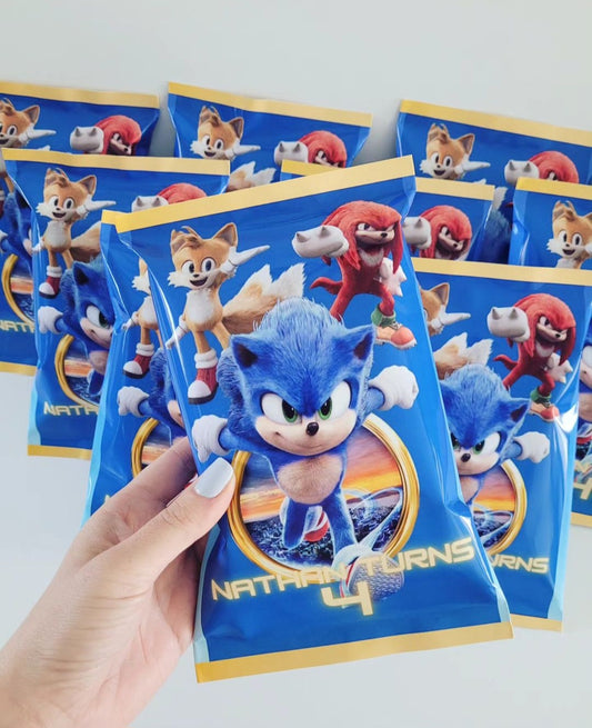 Sonic Personalized Chip Bag