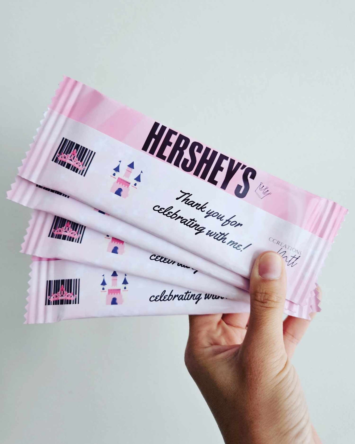 Princess Personalized Hershey Chocolate Bar