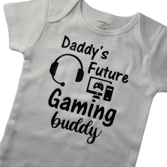 "Daddy's Future Gaming Buddy" Onesie