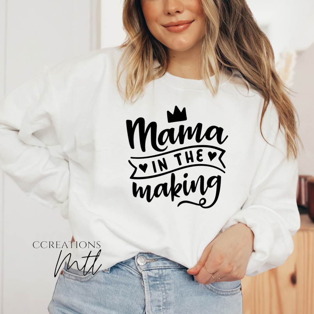 Mama In The Making Crewneck