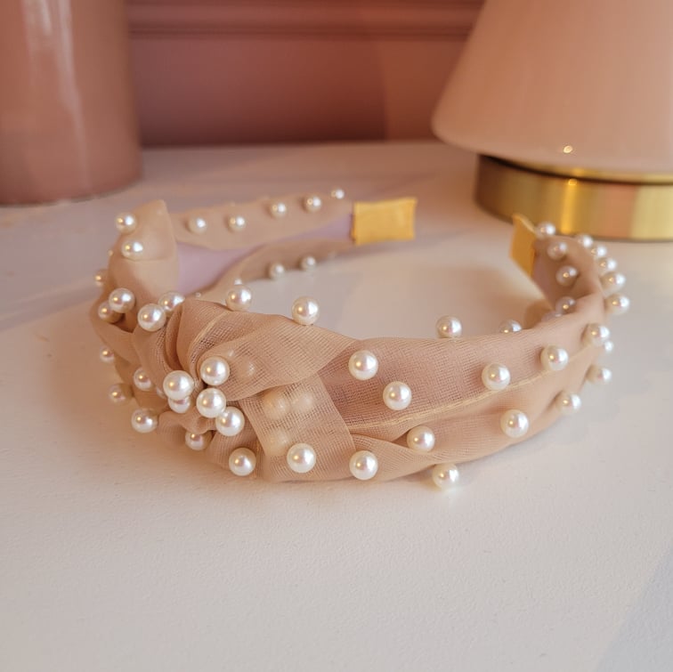 Pearl Knotted Headband