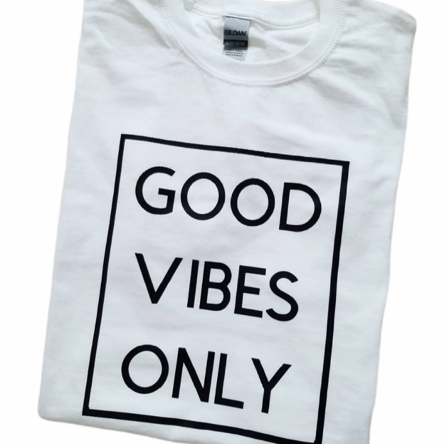 "Good Vibes Only" Adult T-Shirt