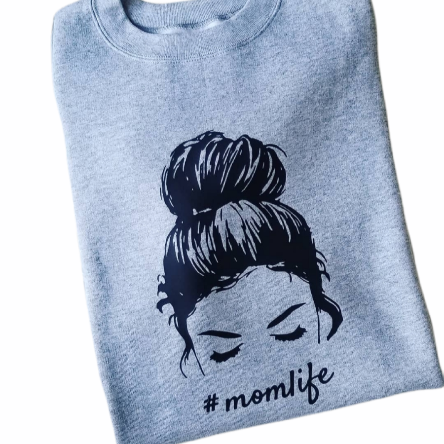 "#MomLife" Crewneck