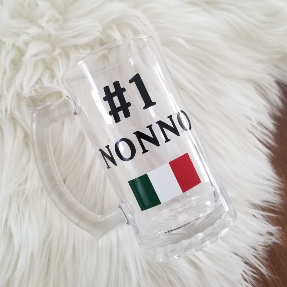 "#1 Nonno" Beer Mug